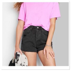 Women's High Rise Cutoff Jean Shorts Wild Fable 12